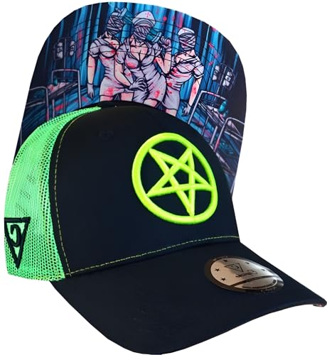 Capiche [99+ Variations] Special Series Snapback Cap - One Size Unisex Men - color: Cursed Nurse Trucker Cap