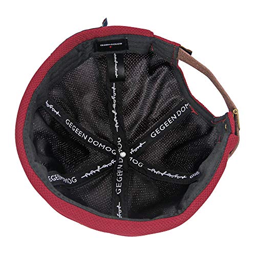 jerague Beanie Hat for Men Women Brimless Cuffed Hat Skullcap Watch Cap Adjustable - color: B1-wine Red