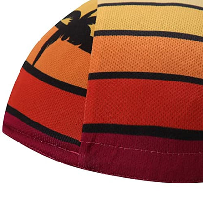 Canadian Flag Cycling Cap - Polyester Cycling Hat-Under Helmet - Cycling Helmet Liner Breathable&Sweat Uptake - color: Cdd