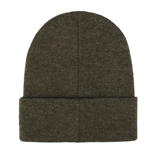 Levi's Mens All-Season Hero Beanie Soft Knit Cuffed Winter Hat, Warm & Comfortable Everyday Style - color: Marl Olive