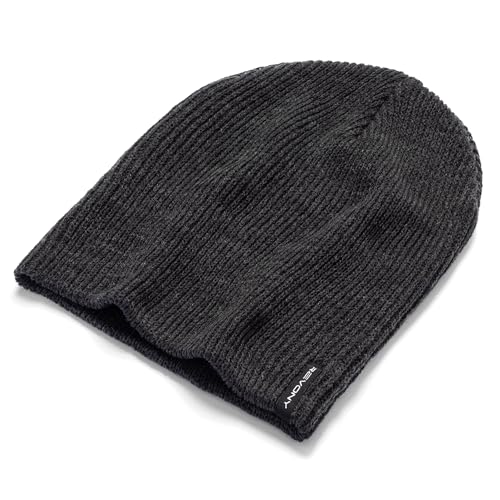 Essential Knit Beanie – Soft, Lightweight Comfort in Fun Colors - color: Dark Grey