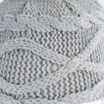 Home Prefer Girls Sherpa Earflaps Hat Toddler Baby Knit Beanie Fuzzy Peruvian Cold Weather Warm Winter Hat - color: Gray, size: Medium