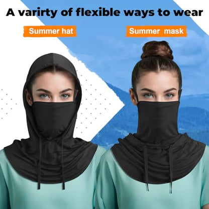 Funtery Summer Cooling Balaclava Mask - color: Black