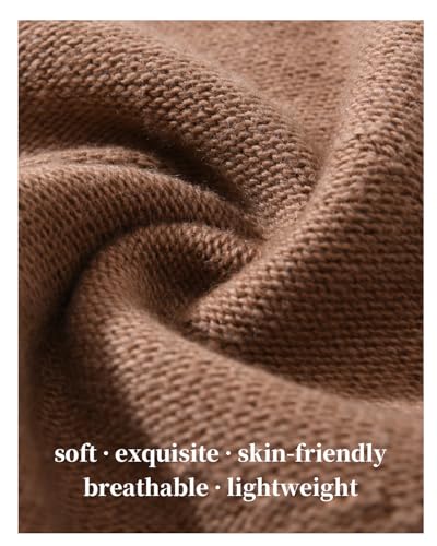 jaxmonoy Slouchy Knit Beanie Hat for Women Winter Soft Warm Ladies Laightweight Slouch Knitted Skull Beanies Cap - color: Coffee