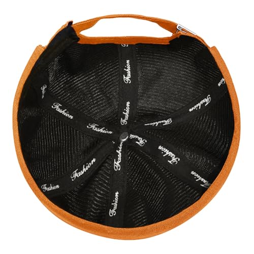 2 Pcs Mens Brimless Docker Cap Set - Retro Worker Sailor Skull Cap Beanie with Rolled Cuff - color: Yellow
