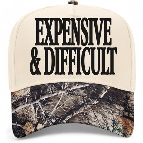 BROTHER TRUCKERS Expensive & Difficult Hat - color: Tree Camo/Natural