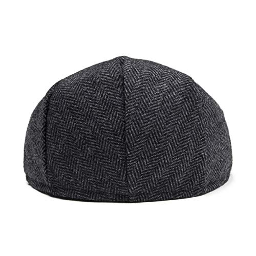 Toddler Wool Tweed Newsboy Cap - color: Style2, size: 6-8 Years
