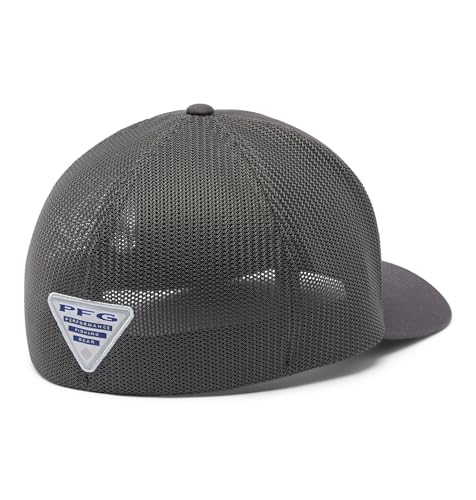 Columbia Unisex PFG Patch Mesh Ball Cap - color: Shark/the Original, size: XX-Large