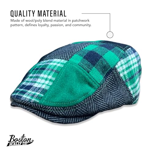 The Original Boston Scally Cap - Slainte - Single Panel Newsboy Cap for Men - size: Medium-Large