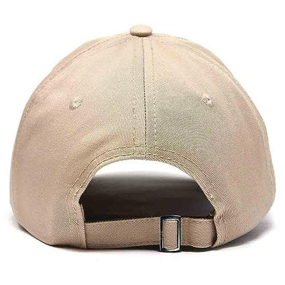 DALIX Baseball Cap Dad Hat Plain Men Women Cotton Adjustable Blank Unstructured Soft - color: Khaki