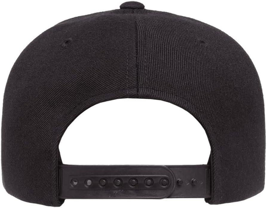 Yupoong Classics 6089 Wool-Blended Snapback Cap Bundle w/Cap Catcher - color: Black/Camo
