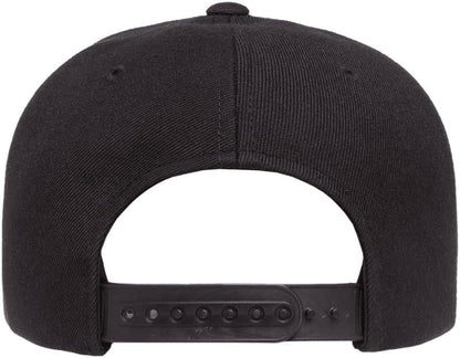 Yupoong Classics 6089 Wool-Blended Snapback Cap Bundle w/Cap Catcher - color: Black/Camo