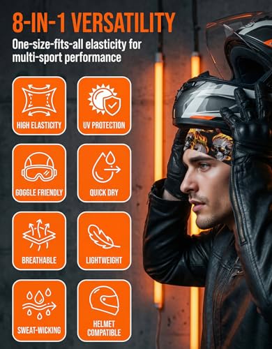 Sweat Wicking Skull Caps Cooling Helmet Liner Hat Running Beanie Cycling Skullcap Sleeping Cap for Men Women - color: Skull Sets