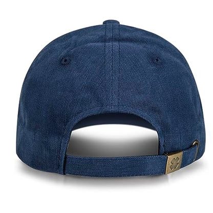 Lucky Brand Classic Cotton Adjustable | Dad Hat | Baseball Cap | Golf | Fishing | Low Profile | 5 Panel Design - color: Blue Jeans Co - Navy