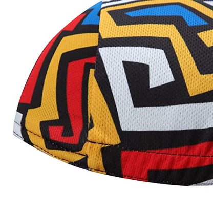 Man's Cycling Cap - Polyester Road Cycling Hat-Under Helmet - Cycling Helmet Liner Breathable&Sweat Uptake - color: Ccg