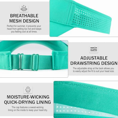 STARANCE Unisex Sun Visor Cap for Men Woman - color: Green