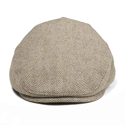 Toddler Wool Tweed Newsboy Cap - color: Style3, size: 12-24 Months
