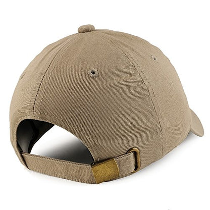 Trendy Apparel Shop Mom Embroidered Low Profile Soft Cotton Dad Hat Cap - color: Khaki