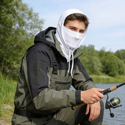 3 Packs Sun Protection Cooling Neck Cap Neck Gaiter with Cap Face Neck Flap for Garden Fishing Hiking
