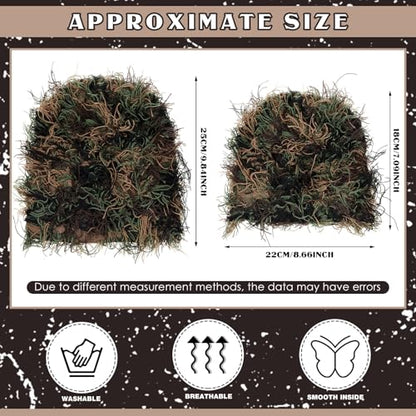 Chuarry Distressed Knitted Beanie Fuzzy Winter Hat - color: Assorted Green Black Brown