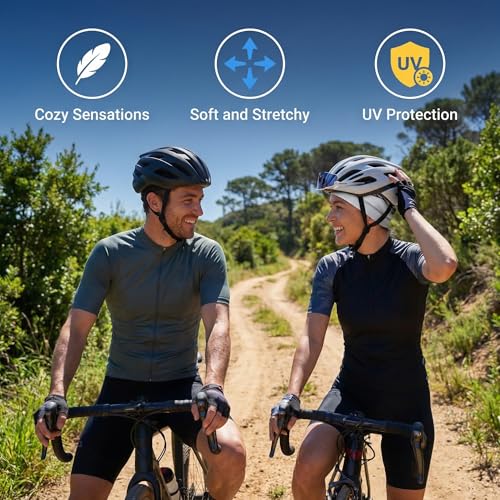 LONGLONG 2-Pack Breathable Skull Caps Helmet Liner for Motorcycle Hard Hat - color: Black+gray