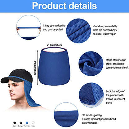Tatuo Neck Neck Cover for Sun - color: Black, Dark Gray, Royal Blue, White