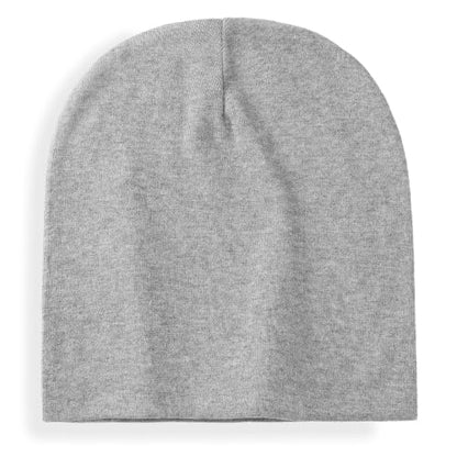 vidsel 100% Cotton Slouchy Beanie for Women Men, Thin Beanies Winter Hat - color: Light Gray