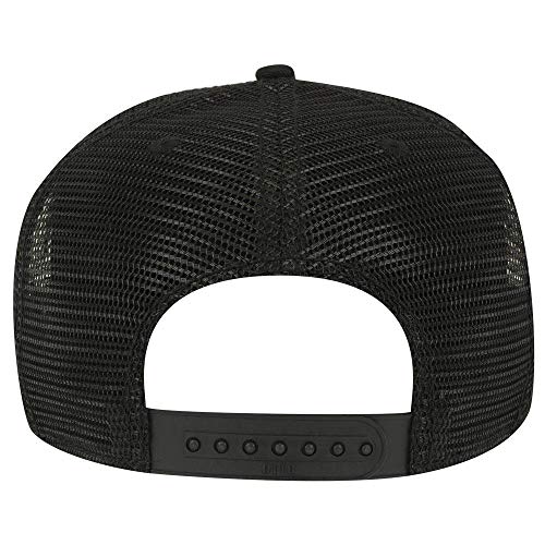OTTO SNAP Hawaiian Pattern Square Flat Visor 6 Panel Pro Style Snapback Hat - color: Black