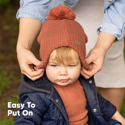 KeaBabies Baby Beanies, Winter Baby Hats for Boys, Girls (Latte, 6-36M) - color: Latte