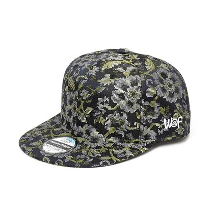 Japanese Kimono Baseball Cap for Men, Snapback Flat Brim Hat - color: 018, size: X-Large
