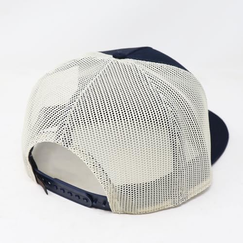 Billboard Adjustable Snapback Western Hat - color: Navy