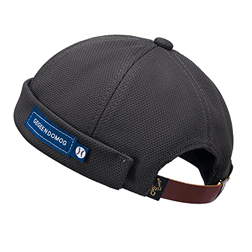 CLAPE Watch Cap Work Beanie Corduroy Docker Leon Brimless Hat Rolled Cuff Harbour Hat - color: Ct18-dark Green