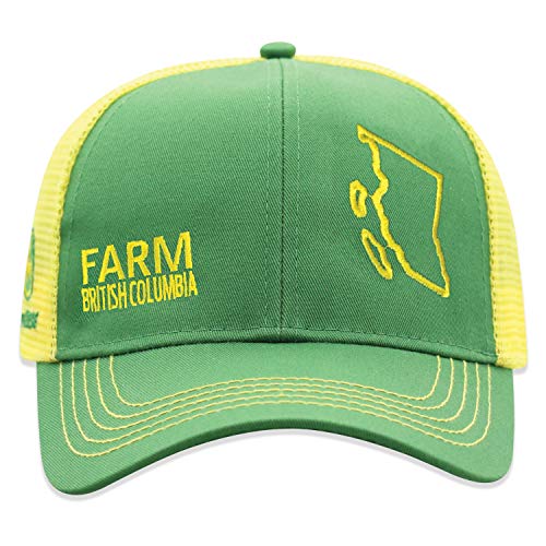 John Deere Farm State Pride Contrast Mesh Back Core Baseball Cap - color: Farm British Columbia