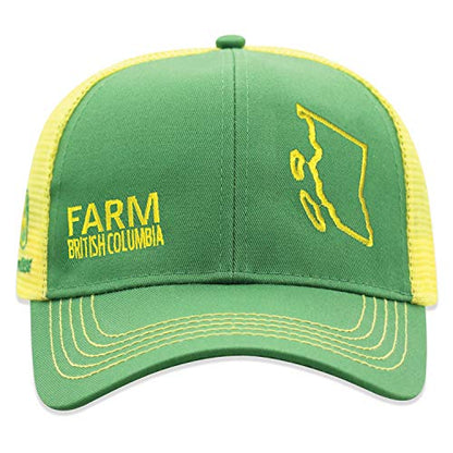 John Deere Farm State Pride Contrast Mesh Back Core Baseball Cap - color: Farm British Columbia