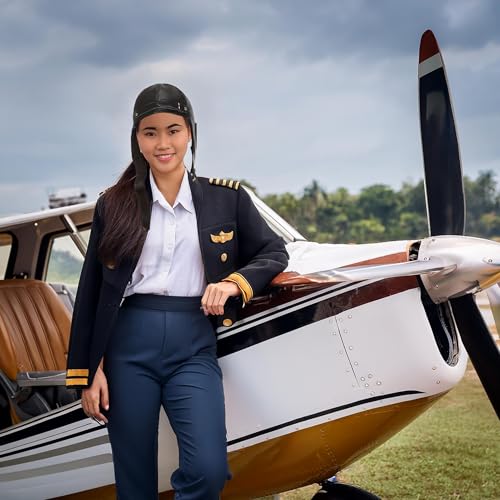 Aviator Hat and Goggles | Aviator Pilot Costume Accessories | Retro Pilots Hat - style: Aviator Hat Only