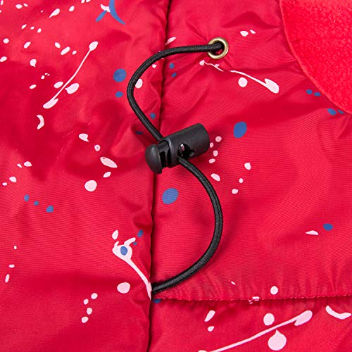 REDESS Winter Windproof Hat, Unisex Children Heavyweight Balaclava, Ski Mask with Thick Warm Fleece Face Cover - color: Point Red