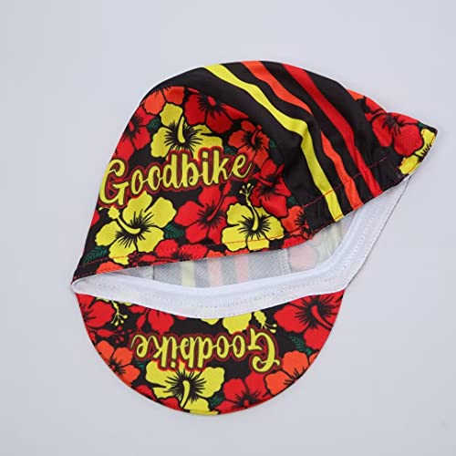 Man's Cycling Cap - Polyester Road Cycling Hat-Under Helmet - Cycling Helmet Liner Breathable&Sweat Uptake - color: Ccd
