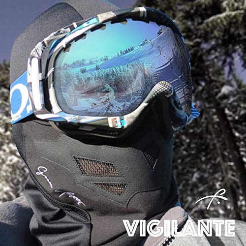 Grace Folly Full Balaclava Ski Face Mask. Use for Snowboarding & Cold Winter Weather Sports - color: Black