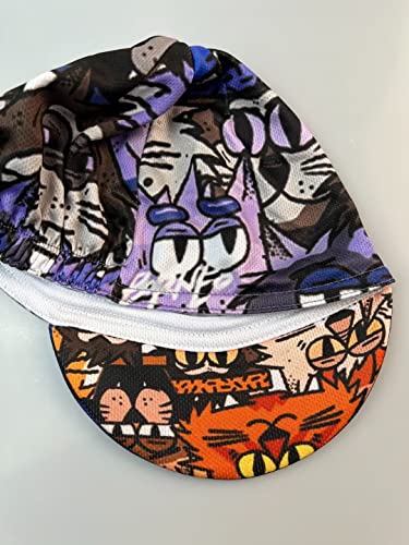 Funny Cycling Cap - Polyester Cycling Hat-Under Helmet - Cycling Helmet Liner Breathable&Sweat Uptake - color: B12