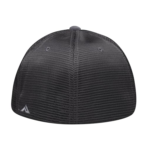 Pacific Headwear Unisex-Adult Pacific Headwear Premium M2 Performance Trucker Flexfit® Cap - color: Graphite, size: X-Small