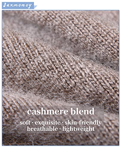 jaxmonoy Slouchy Beanies for Women Winter Lightweight Ladies Knit Hat Cuffed Soft Warm Slouch Beanie Cap - Brown - color: Brown