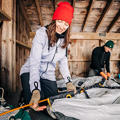 100% Merino Wool Cuff Beanie - Warm Winter Hat - Novelty Beanie - Toque - color: True Red