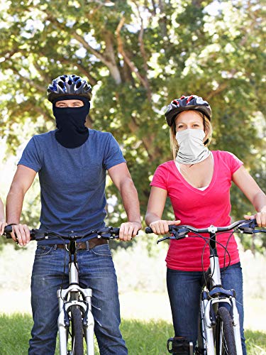 SATINIOR 9 Pcs Ski Mask Men Balaclava Pasa Montañas para Hombre Hood Protection Full Face Cover Cooling Neck Gaiter Bandana - color: Classic Colors