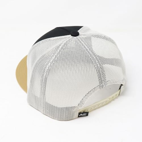 Longhorn Adjustable Snapback Western Hat - color: Black/Putty