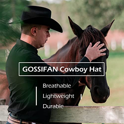 Western Cowboy Hat Felt Wide Brim Women Men Cowgirl Hats - color: Red/Brown Belt