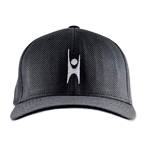 EvolveFISH Humanist Symbol Embroidered Adult Cool & Dry Sport Cap Hat - color: Black, size: One Size