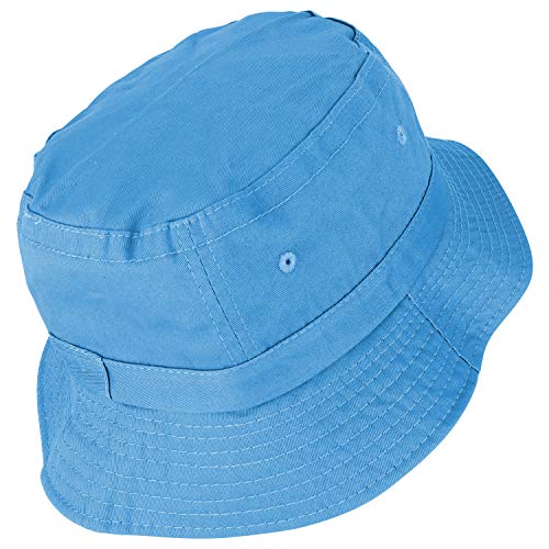 Armycrew Pigment Dyed Washed 100% Cotton Unisex Bucket Hat - color: Periwinkle