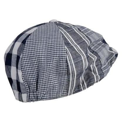 e4Hats.com Big Size 8 Panel Spring Patchwork Newsboy Hat - size: 3X-Large