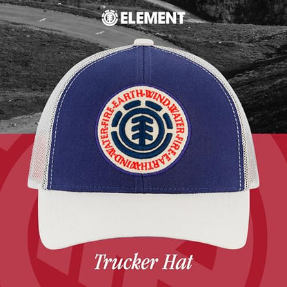 Element Unisex Adult Trucker Hat, Adult Baseball Cap with Curved Brim - color: Navy
