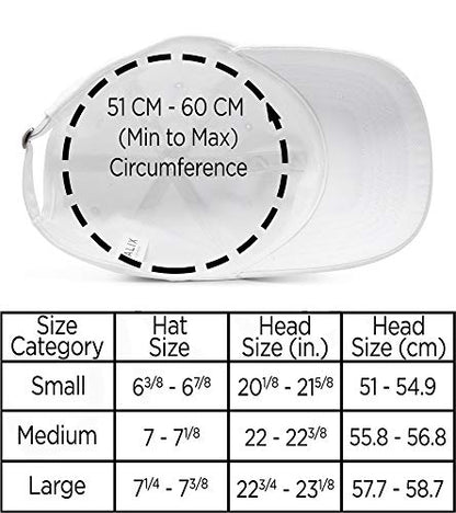 DALIX Baseball Cap Dad Hat Plain Men Women Cotton Adjustable Blank Unstructured Soft - color: White